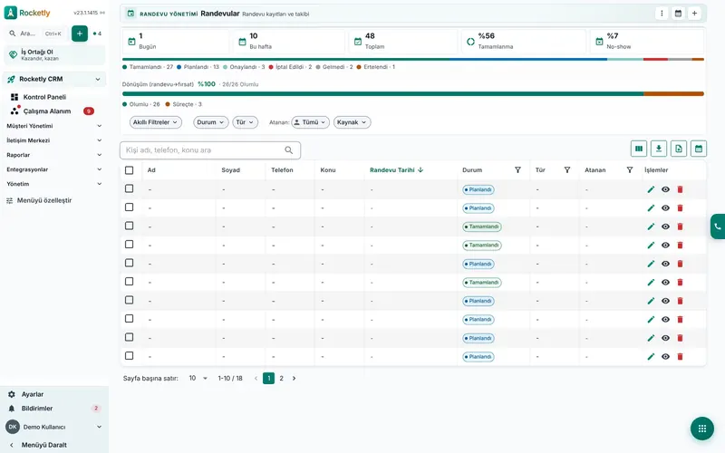 Rocketly CRM