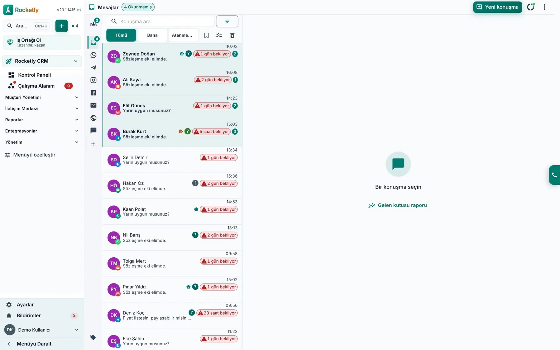 Unified inbox