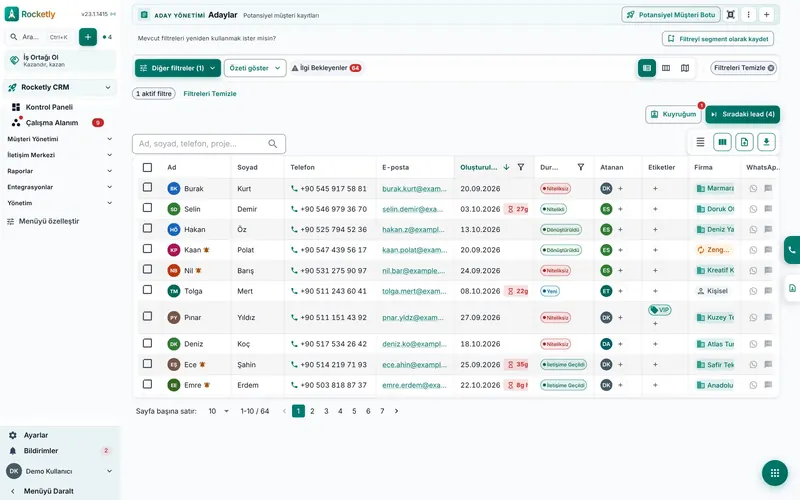 Rocketly CRM