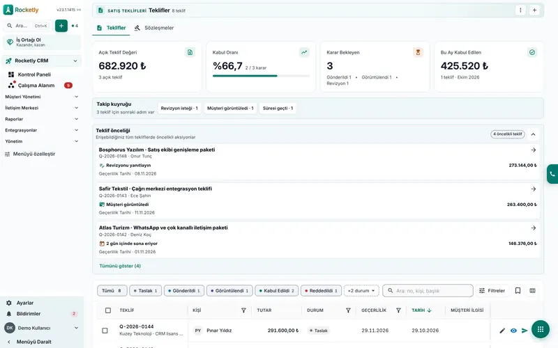 Rocketly CRM